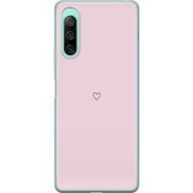 Mobile case for Sony Xperia 10 IV with Heart design