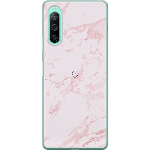 Mobile case for Sony Xperia 10 IV with Pink Heart design
