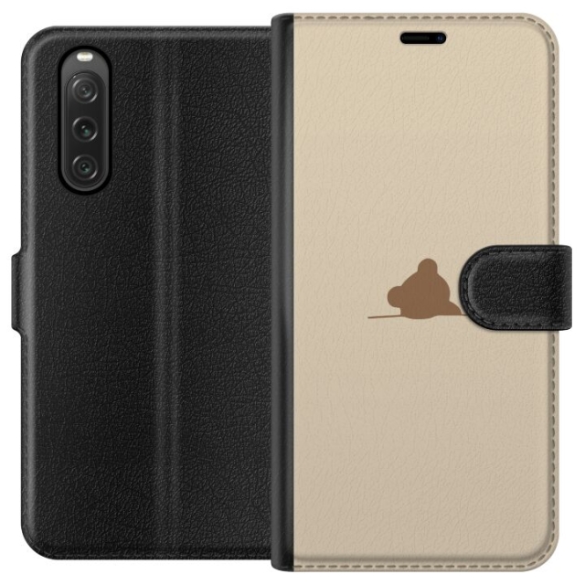 Wallet case for Sony Xperia 10 V with Nalle design