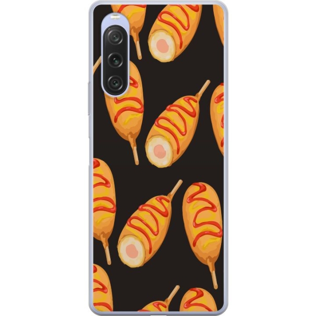 Mobile case for Sony Xperia 10 V with Chicken drumstick design