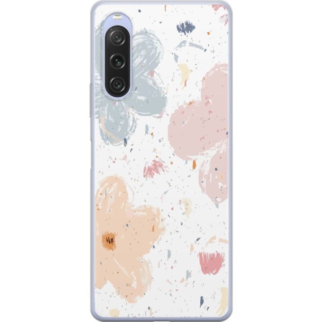 Mobile case for Sony Xperia 10 V with Flowers design