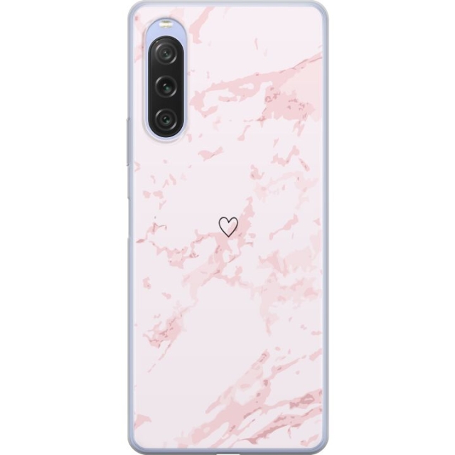 Mobile case for Sony Xperia 10 V with Pink Heart design