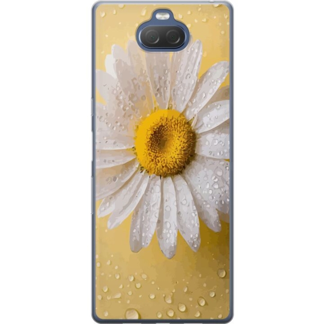 Mobile case for Sony Xperia 10 Plus with Porslinsblomma design