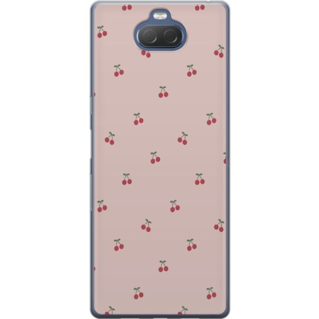 Mobile case for Sony Xperia 10 Plus with Cherry design