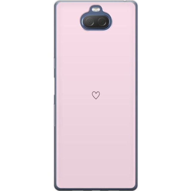 Mobile case for Sony Xperia 10 Plus with Heart design