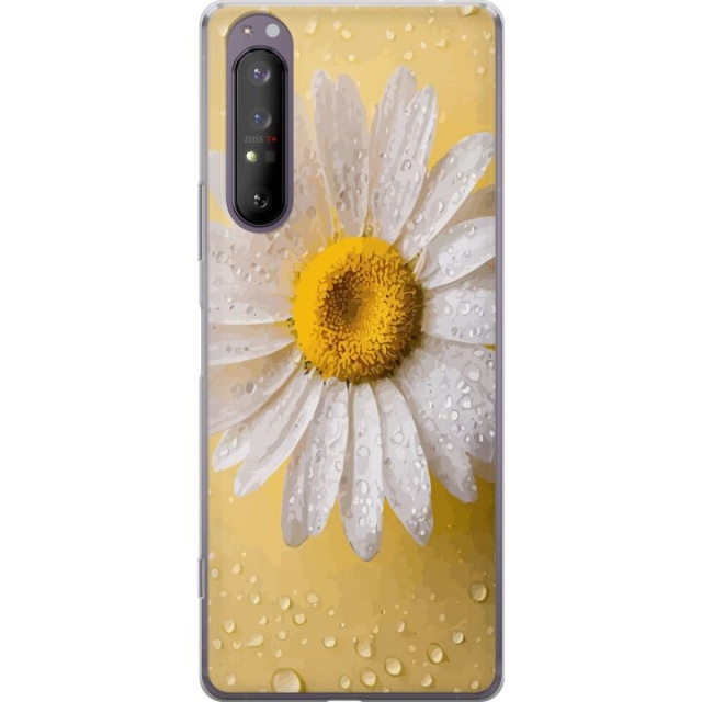 Mobile case for Sony Xperia 1 II with Porslinsblomma design