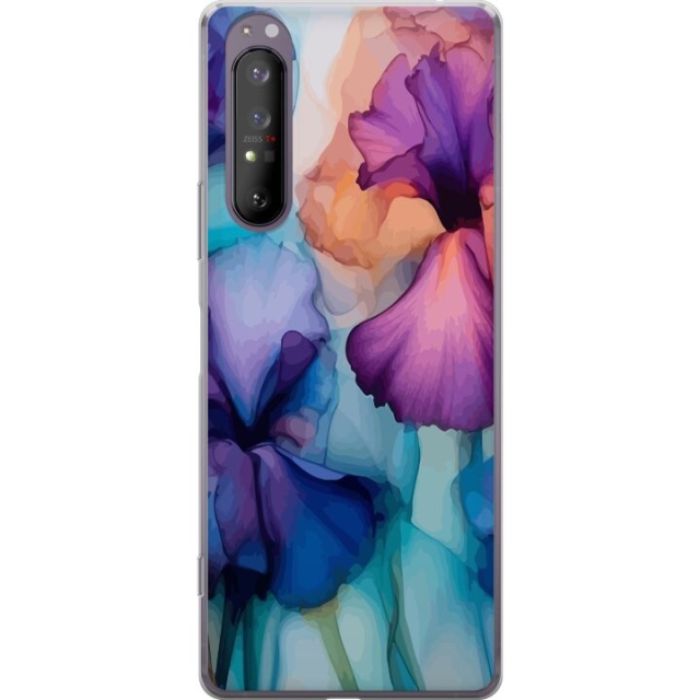 Mobile case for Sony Xperia 1 II with Magical flowers design