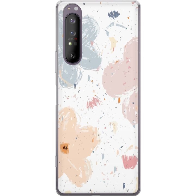 Mobile case for Sony Xperia 1 II with Flowers design