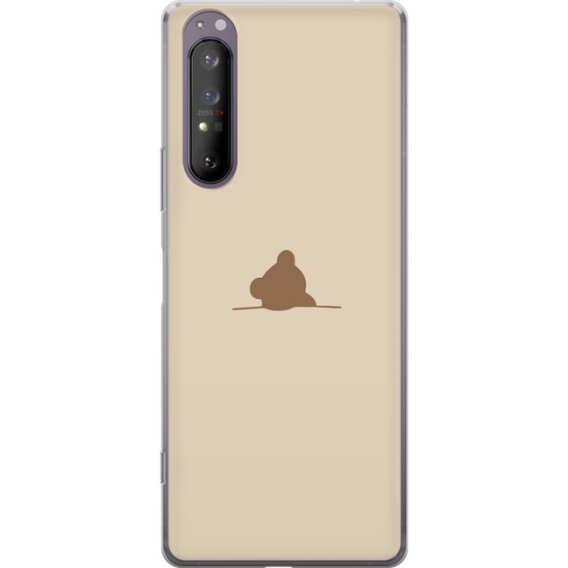 Mobile case for Sony Xperia 1 II with Nalle design