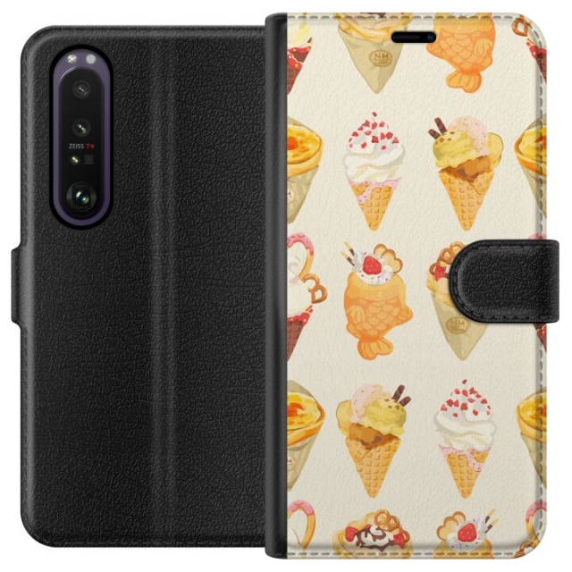 Wallet case for Sony Xperia 1 III with Glassy design
