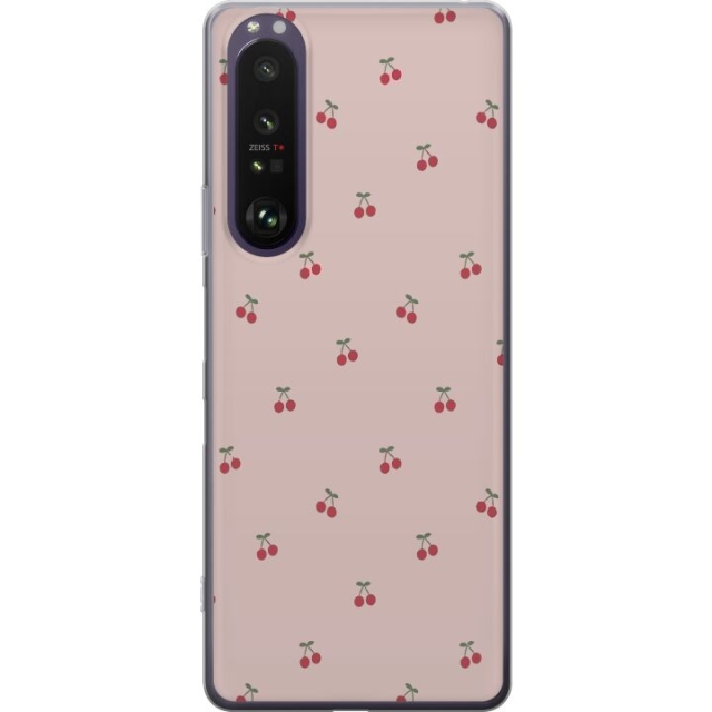 Mobile case for Sony Xperia 1 III with Cherry design