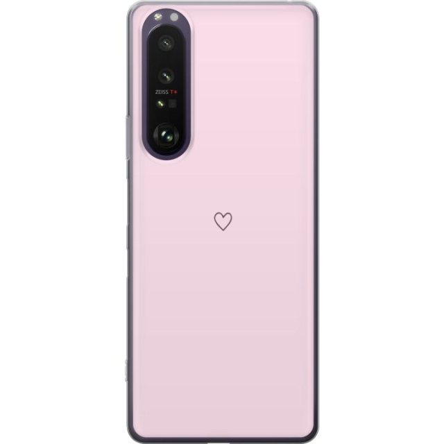 Mobile case for Sony Xperia 1 III with Heart design