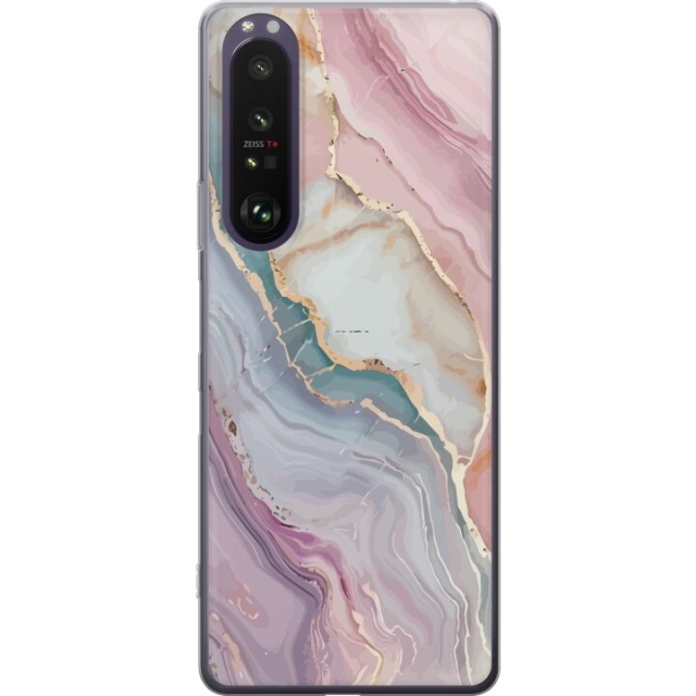 Mobile case for Sony Xperia 1 III with Marble design