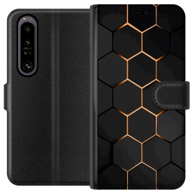 Wallet case for Sony Xperia 1 IV with Luxurious Pattern design