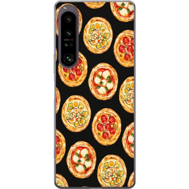 Mobile case for Sony Xperia 1 IV with Pizza design