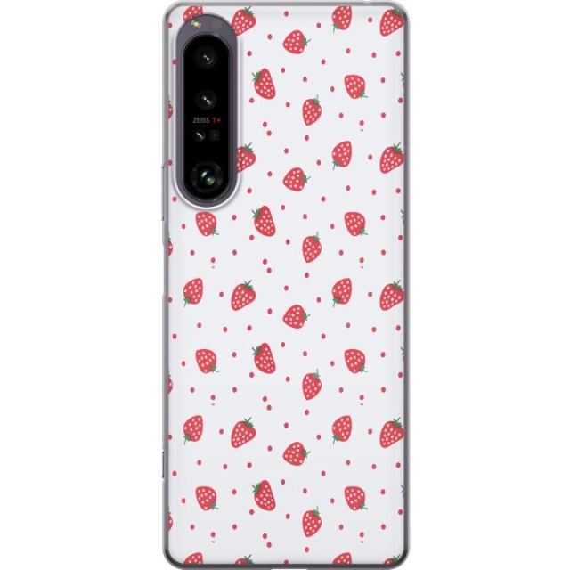 Mobile case for Sony Xperia 1 IV with Strawberries design