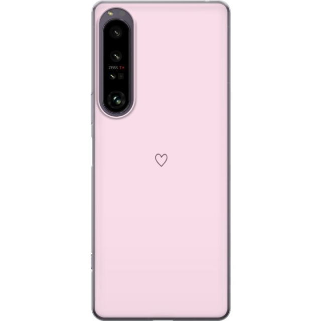 Mobile case for Sony Xperia 1 IV with Heart design