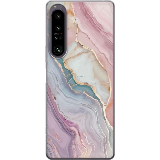 Mobile case for Sony Xperia 1 IV with Marble design
