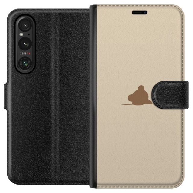 Wallet case for Sony Xperia 1 V with Nalle design