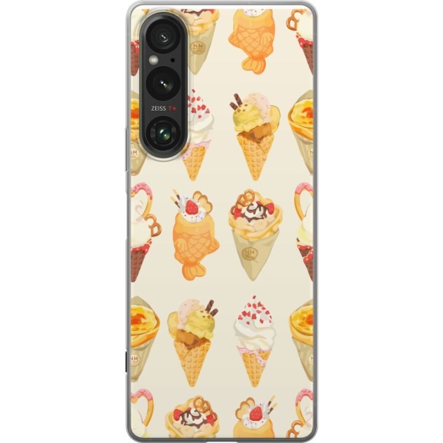 Mobile case for Sony Xperia 1 V with Glassy design