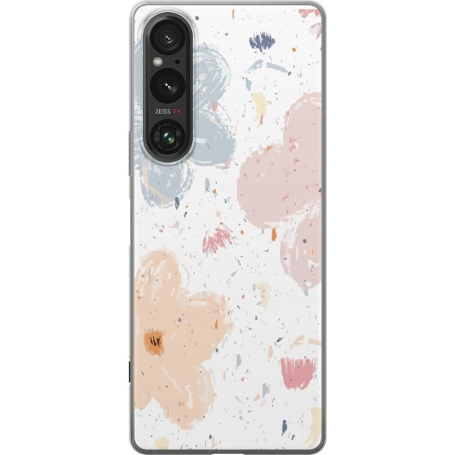 Mobile case for Sony Xperia 1 V with Flowers design