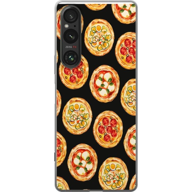 Mobile case for Sony Xperia 1 V with Pizza design