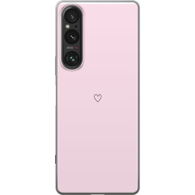 Mobile case for Sony Xperia 1 V with Heart design
