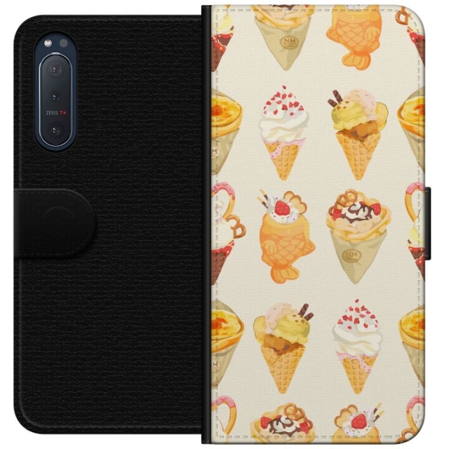 Wallet case for Sony Xperia 5 II with Glassy design