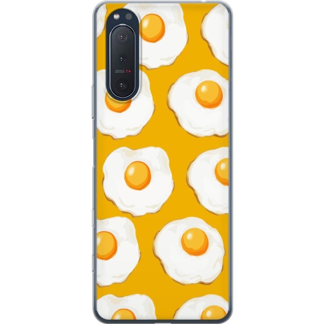 Mobile case for Sony Xperia 5 II with Fried egg design