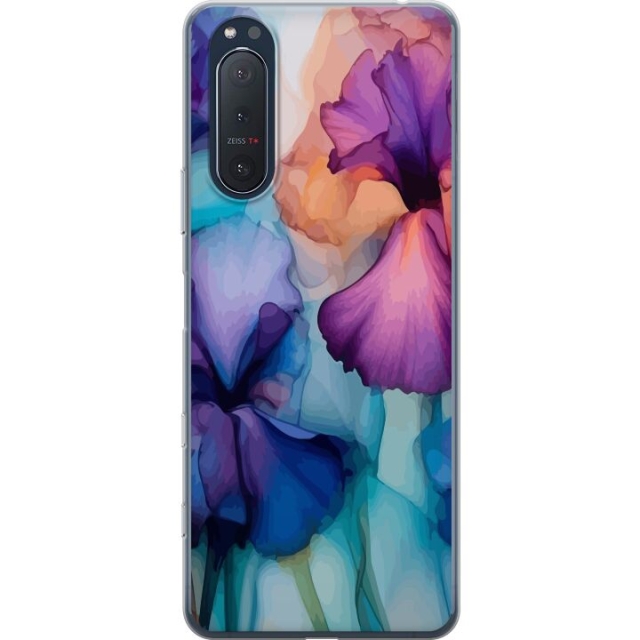 Mobile case for Sony Xperia 5 II with Magical flowers design