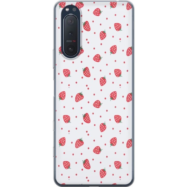 Mobile case for Sony Xperia 5 II with Strawberries design