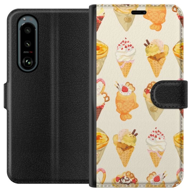 Wallet case for Sony Xperia 5 III with Glassy design