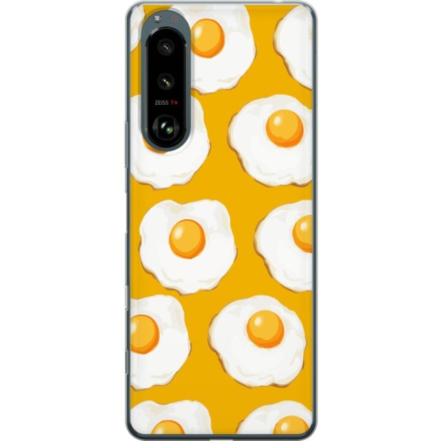 Mobile case for Sony Xperia 5 III with Fried egg design