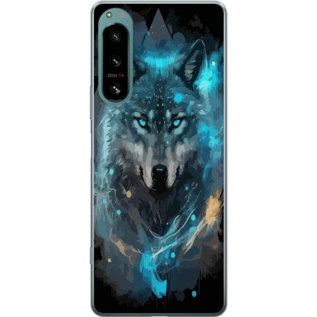 Mobile case for Sony Xperia 5 IV with Wolf design