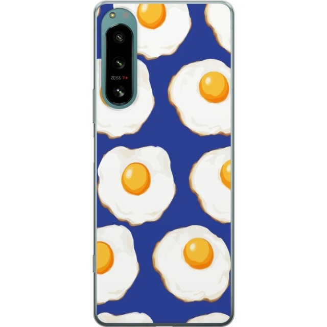 Mobile case for Sony Xperia 5 IV with Fried eggs design