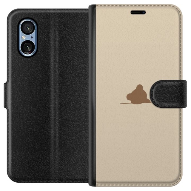 Wallet case for Sony Xperia 5 V with Nalle design