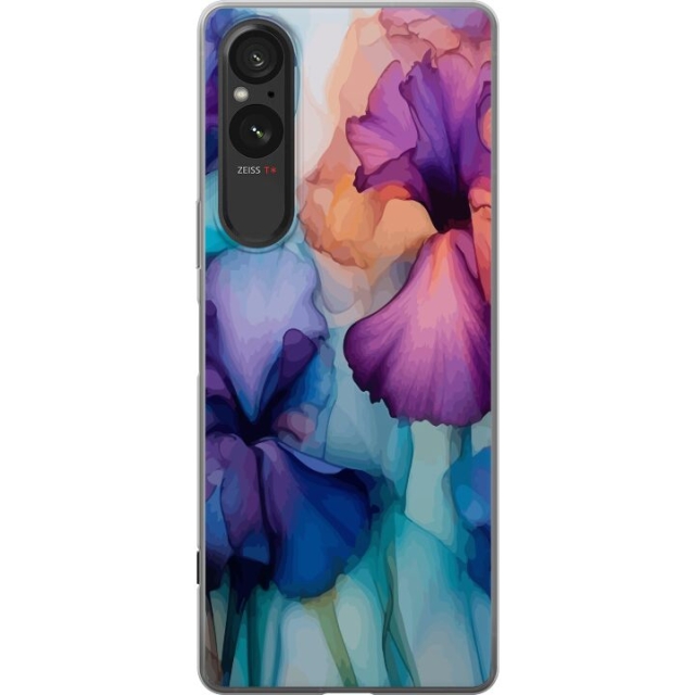 Mobile case for Sony Xperia 5 V with Magical flowers design