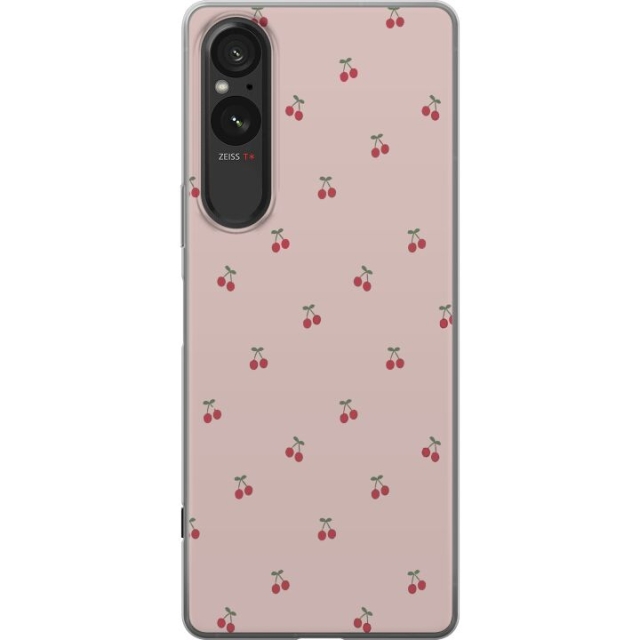 Mobile case for Sony Xperia 5 V with Cherry design