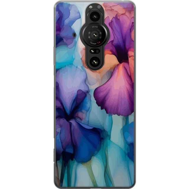 Mobile case for Sony Xperia Pro-I with Magical flowers design