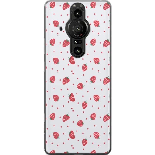 Mobile case for Sony Xperia Pro-I with Strawberries design