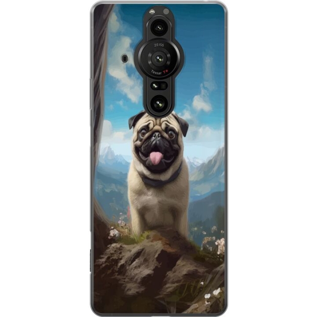 Mobile case for Sony Xperia Pro-I with Happy Dog design