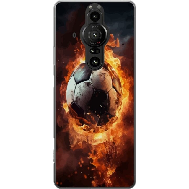 Mobile case for Sony Xperia Pro-I with Football design