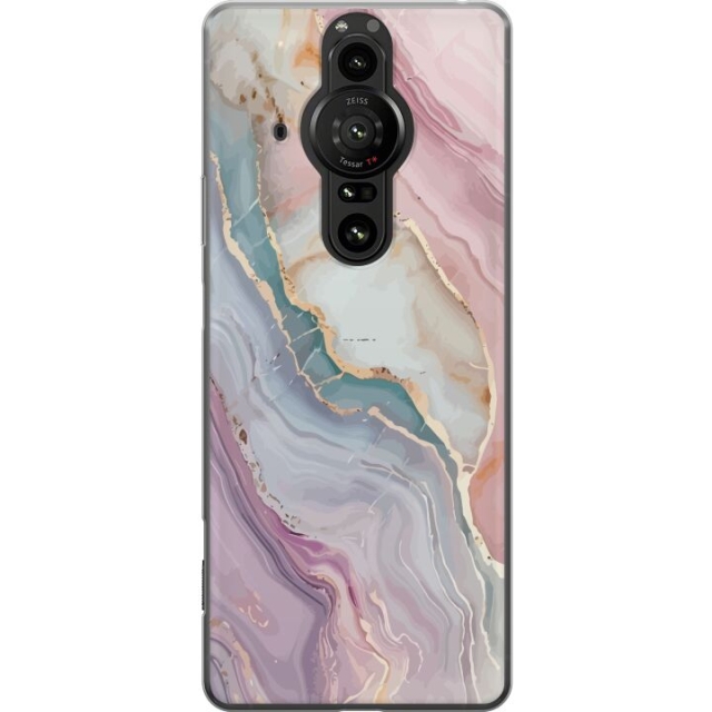 Mobile case for Sony Xperia Pro-I with Marble design