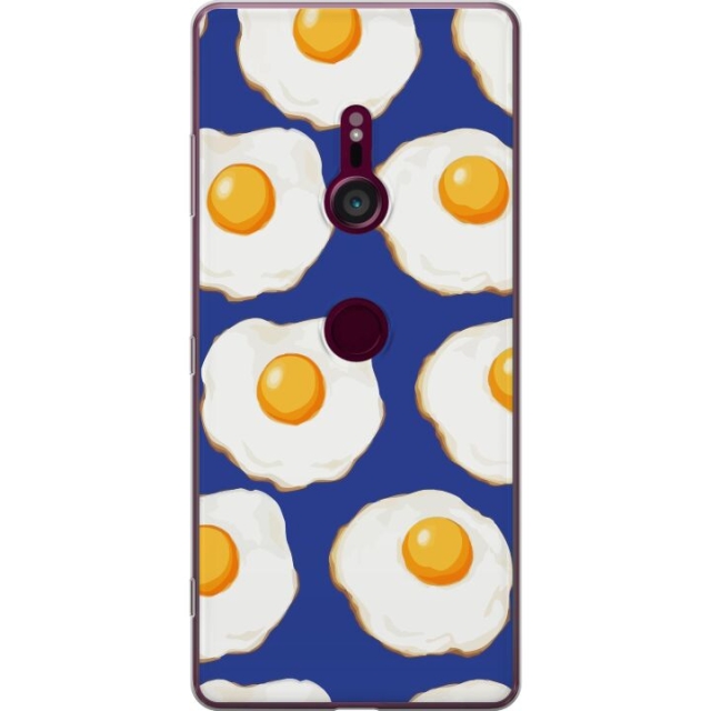 Mobile case for Sony Xperia XZ3 with Fried eggs design