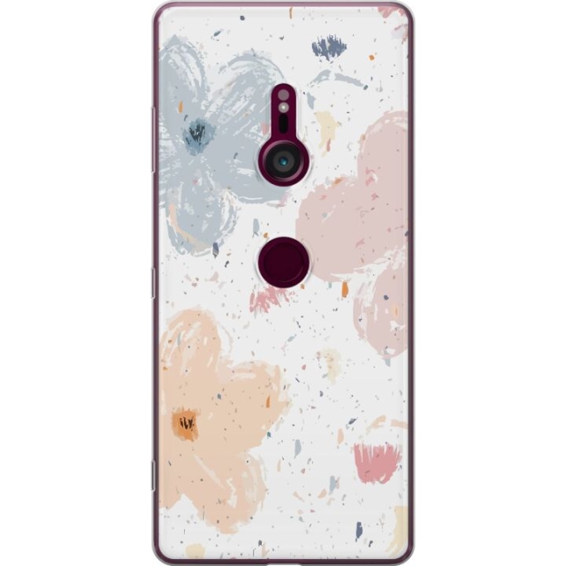 Mobile case for Sony Xperia XZ3 with Flowers design