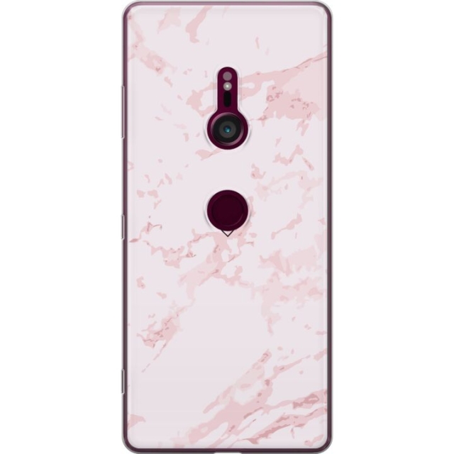 Mobile case for Sony Xperia XZ3 with Pink Heart design
