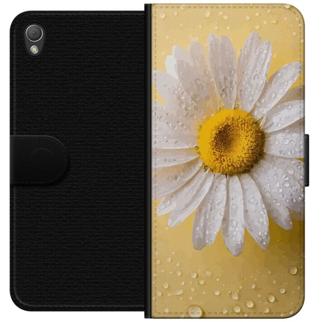 Wallet case for Sony Xperia Z3 with Porslinsblomma design