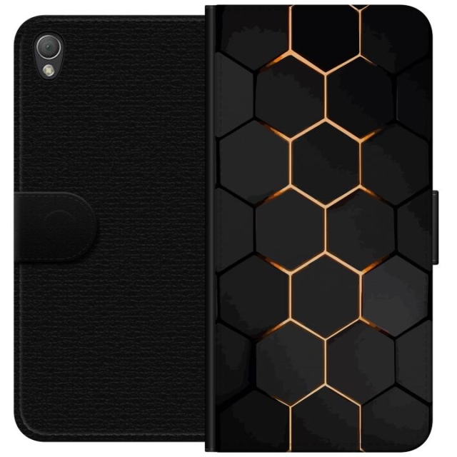 Wallet case for Sony Xperia Z3 with Luxurious Pattern design