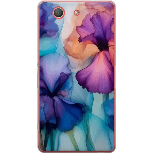 Mobile case for Sony Xperia Z3 Compact with Magical flowers design