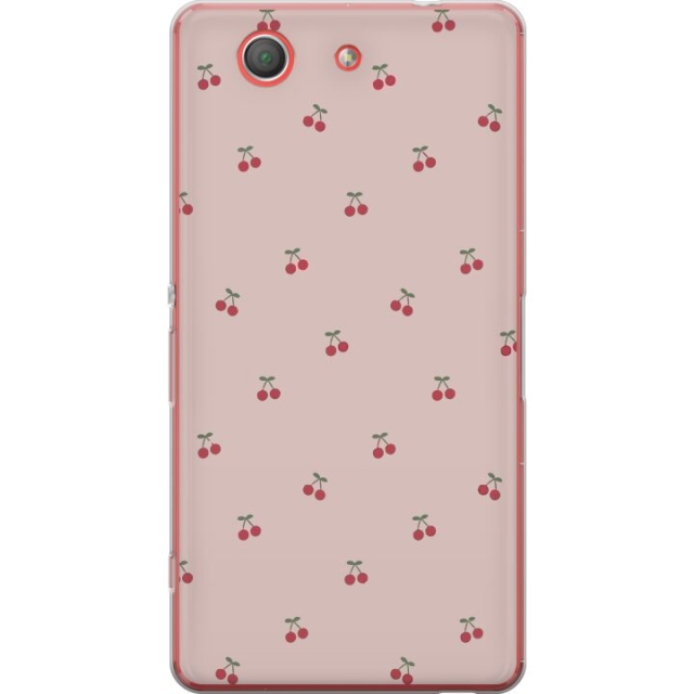 Mobile case for Sony Xperia Z3 Compact with Cherry design